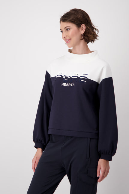 Sweatshirt - Strassbesatz