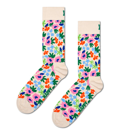 Socken- Blumenmuster