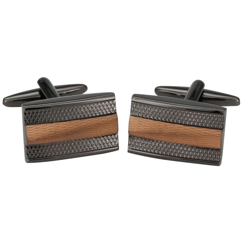 Manschettenknöpfe gun Holz