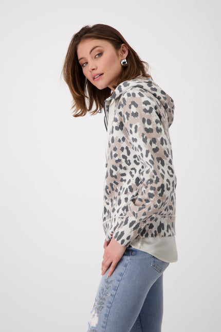 Strickjacke - Animalprint