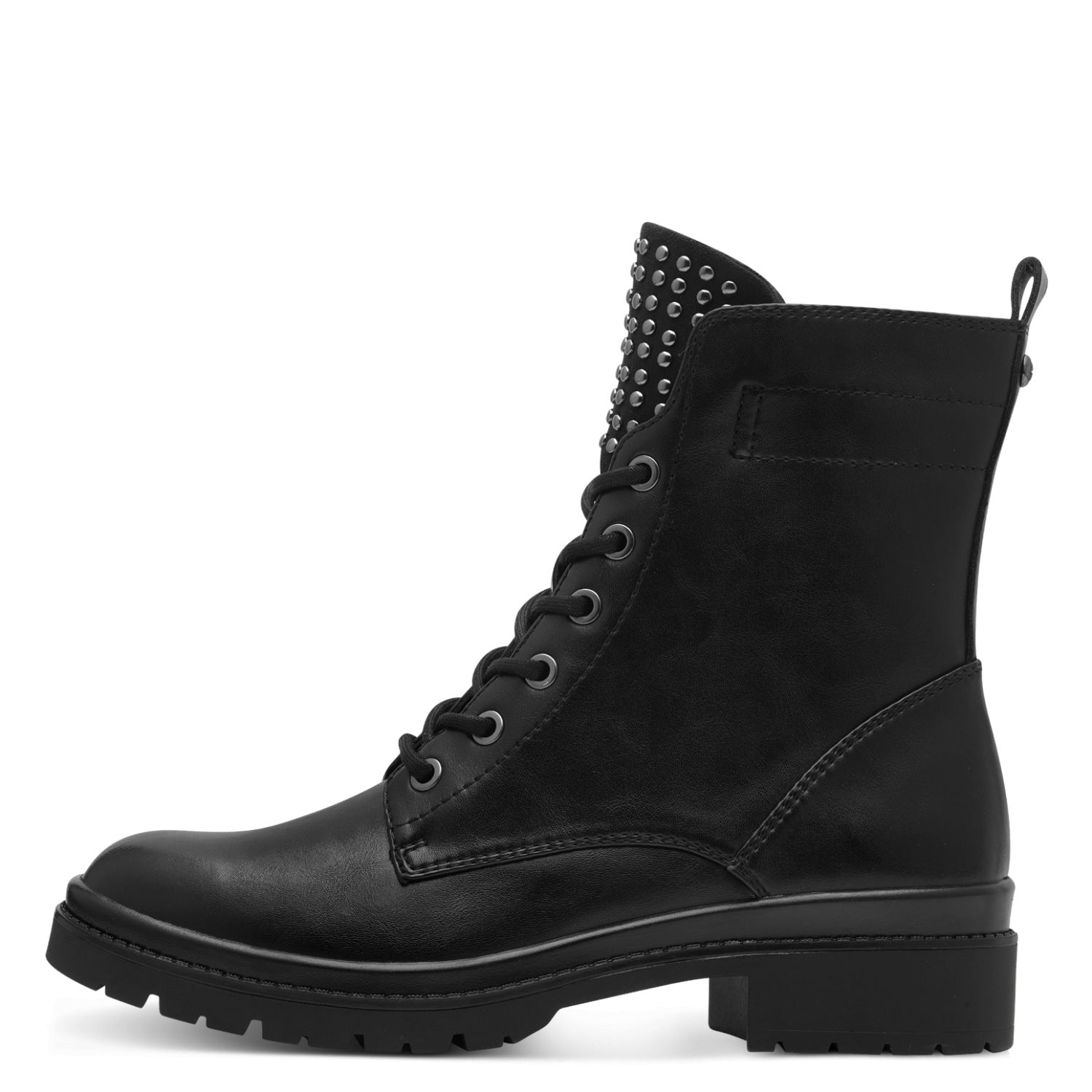 Schnürstiefel - Lederimitat