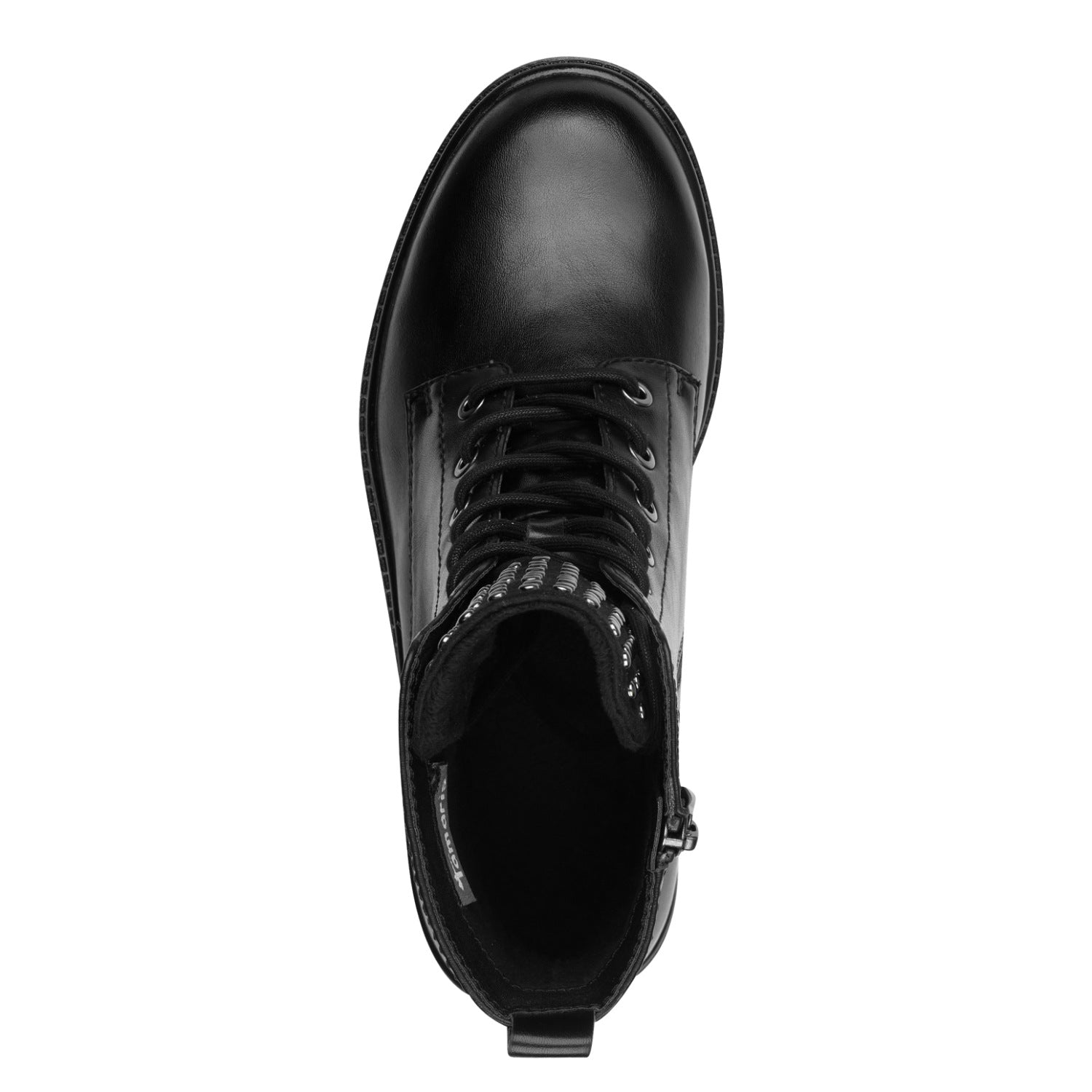 Schnürstiefel - Lederimitat