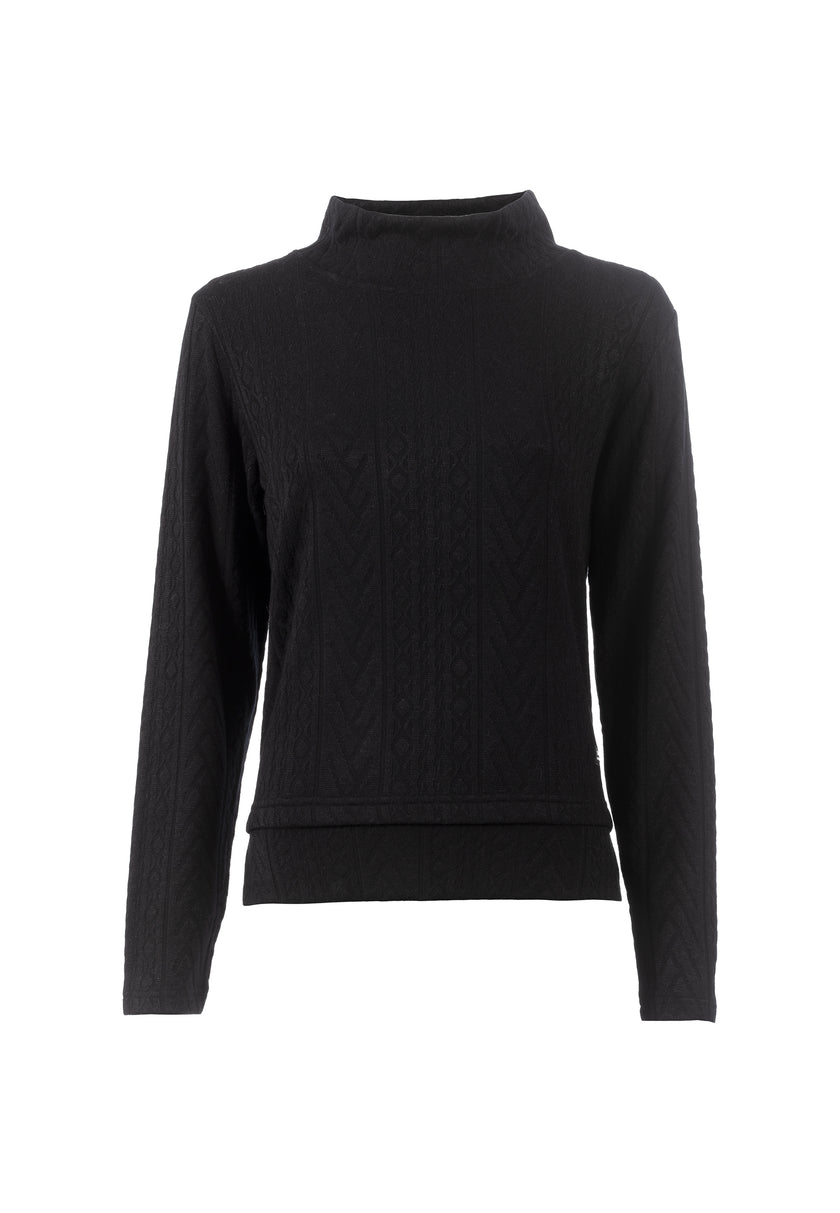 Sweatshirt - Stehkragen