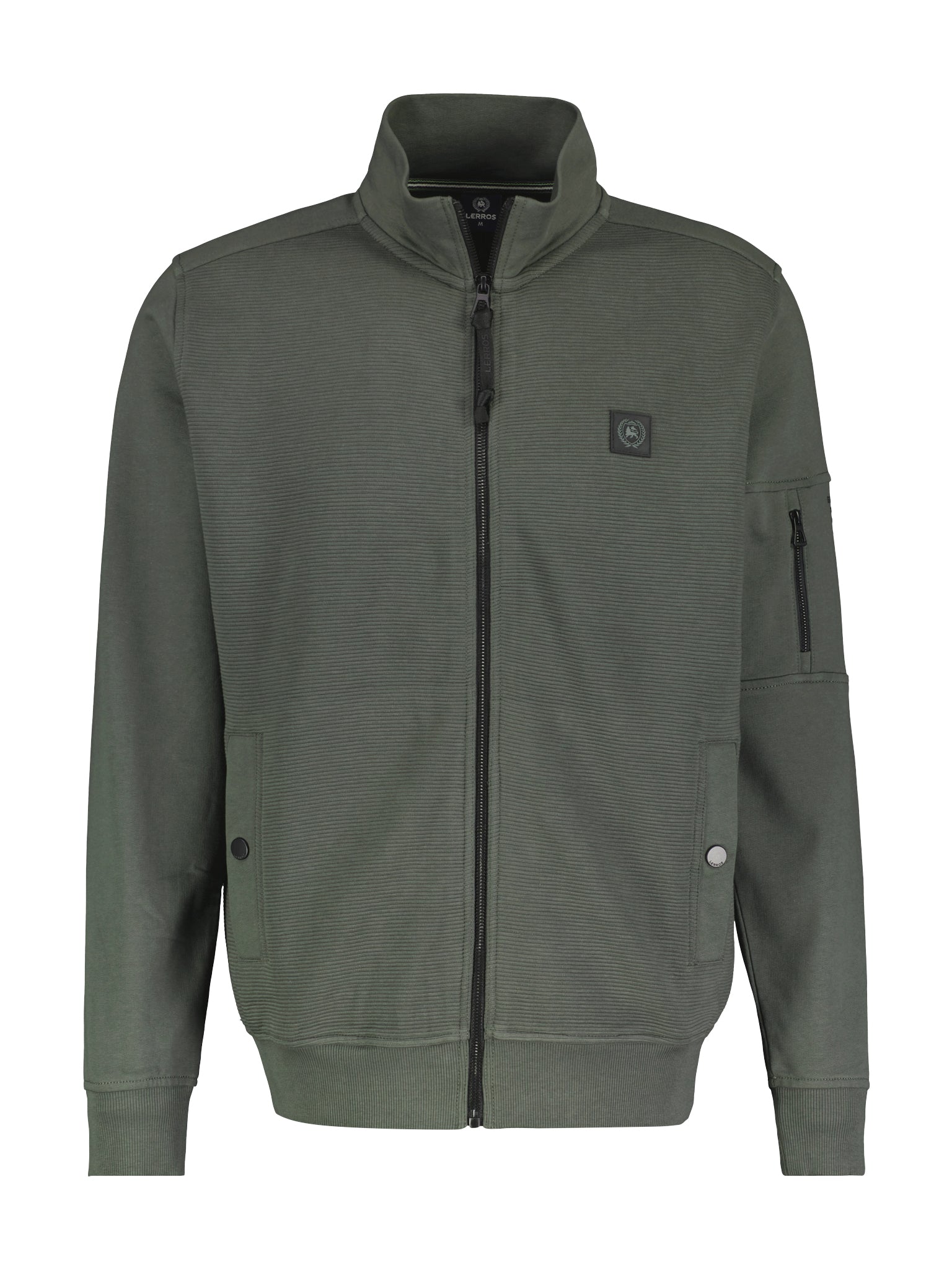 Sweatjacke - Stehkragen