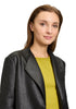 Blazer-Jacke - Lederoptik