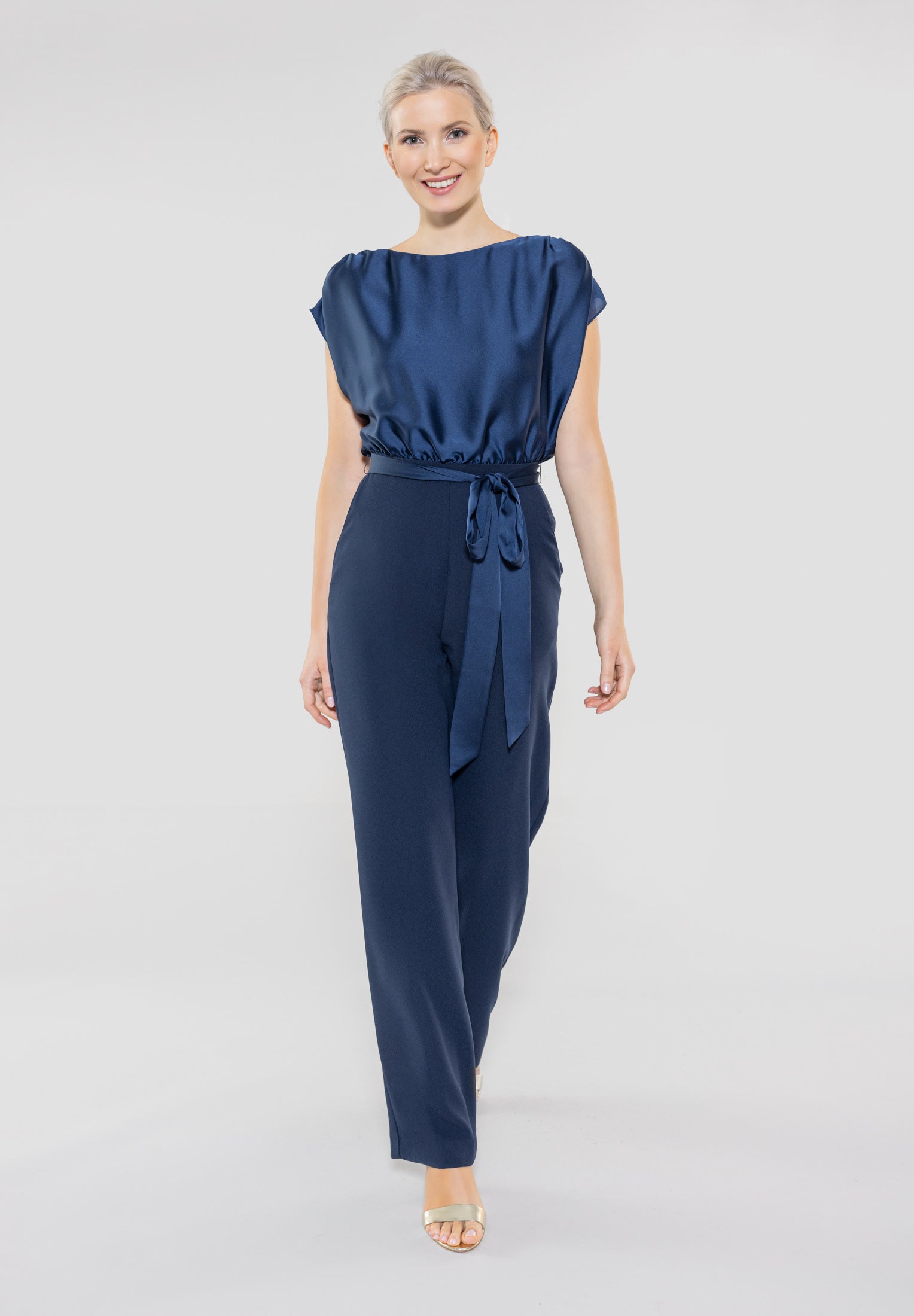 Jumpsuit - Material-Mix