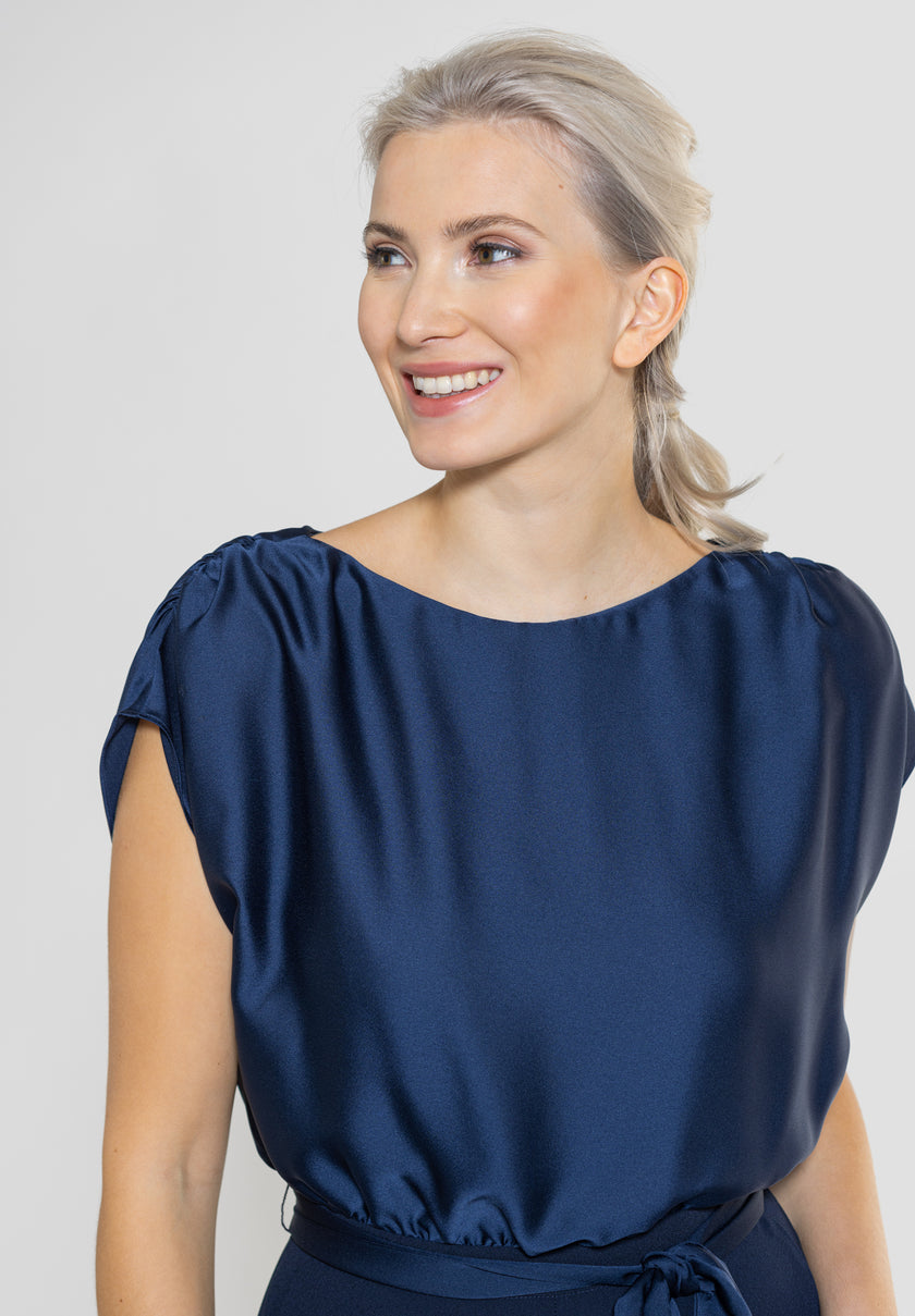 Jumpsuit - Material-Mix