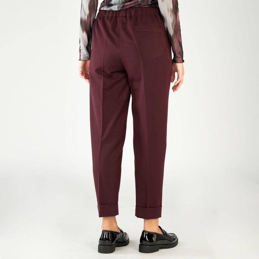 Stoffhose - verkürztes Bein