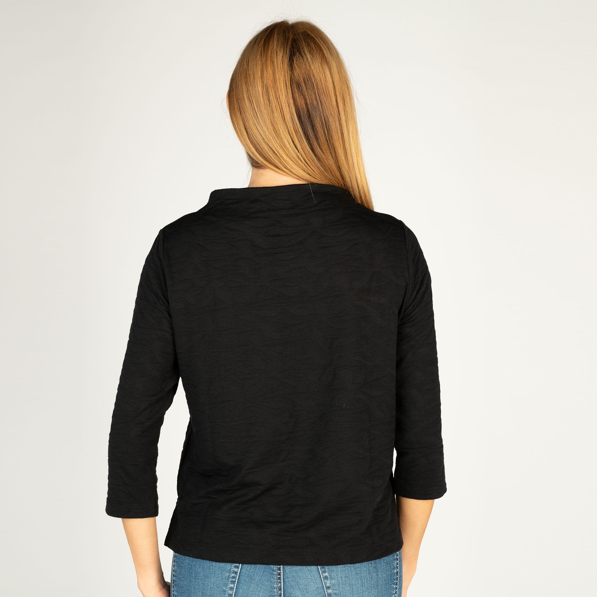 Sweatshirt - Loose Fit - 3/4 Arm