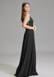 Abendkleid - Materialmix
