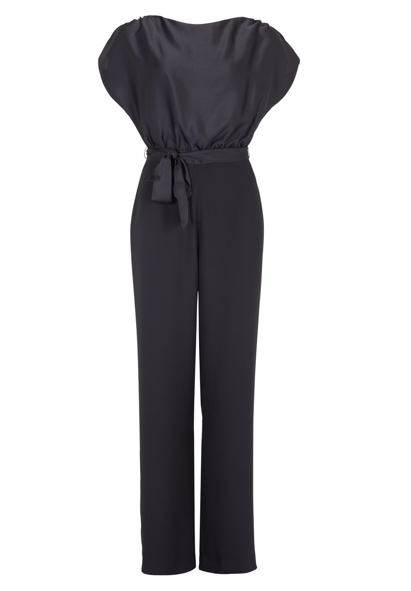 Jumpsuit - Material-Mix
