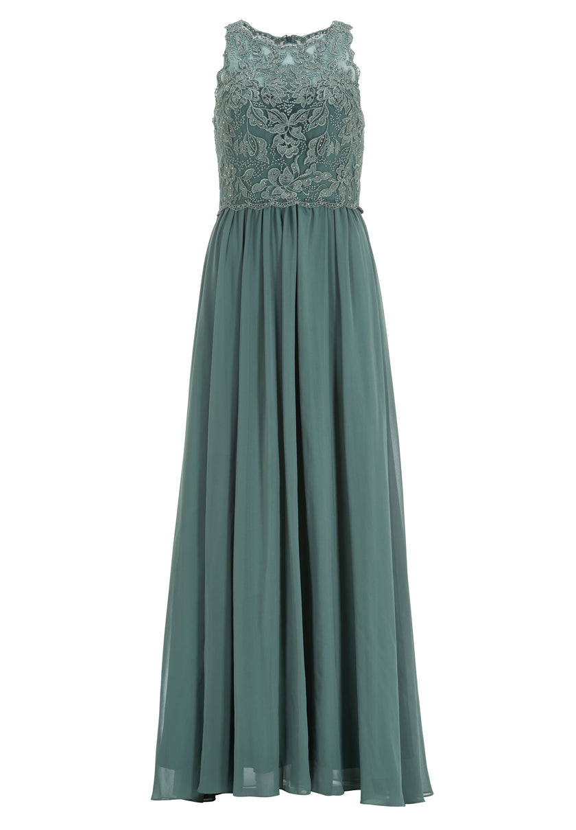Abendkleid - floraler Spitze