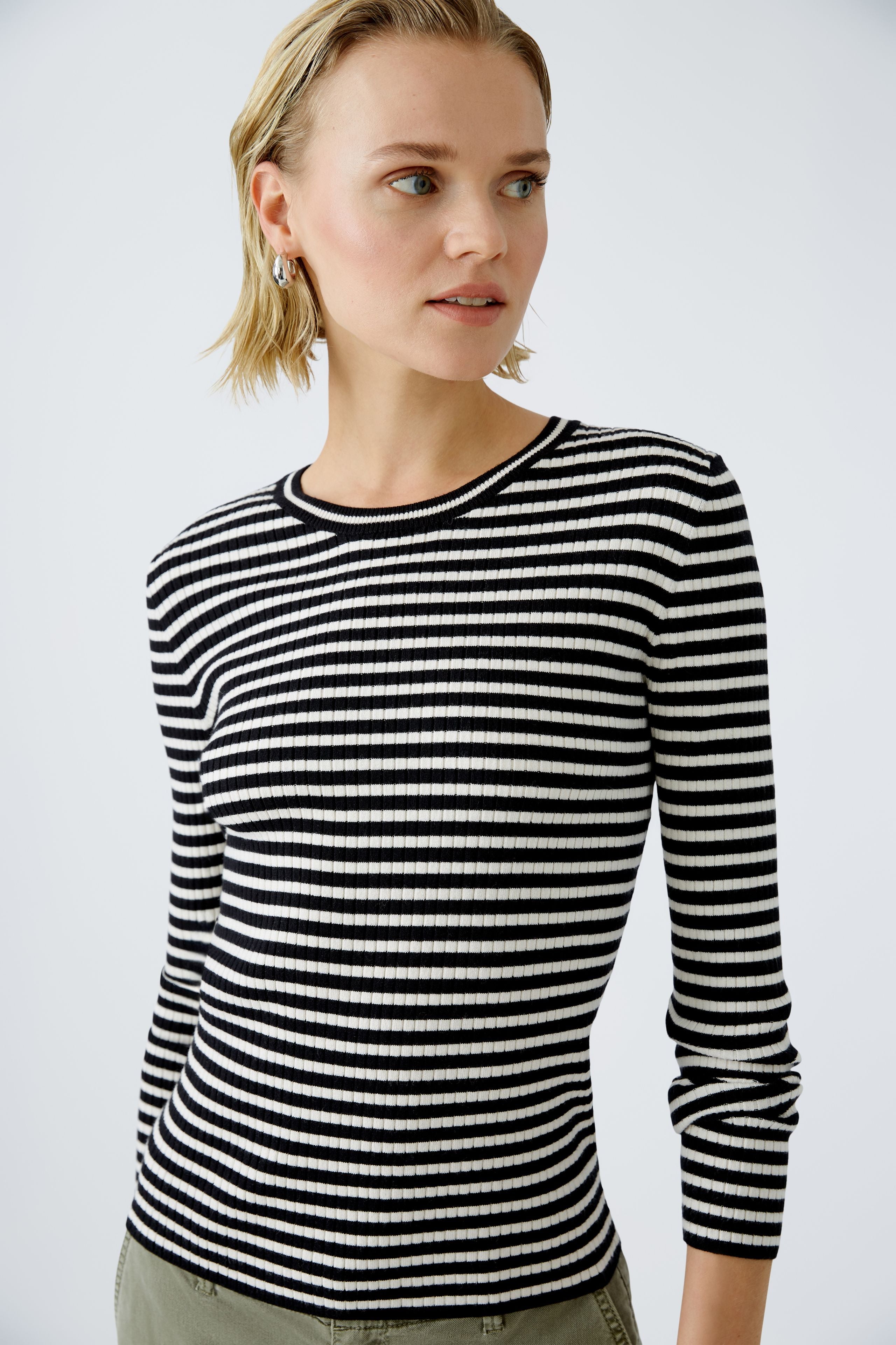 Feinstrickpullover - Stripes