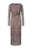 Kleid - Midilänge - Animal-Print