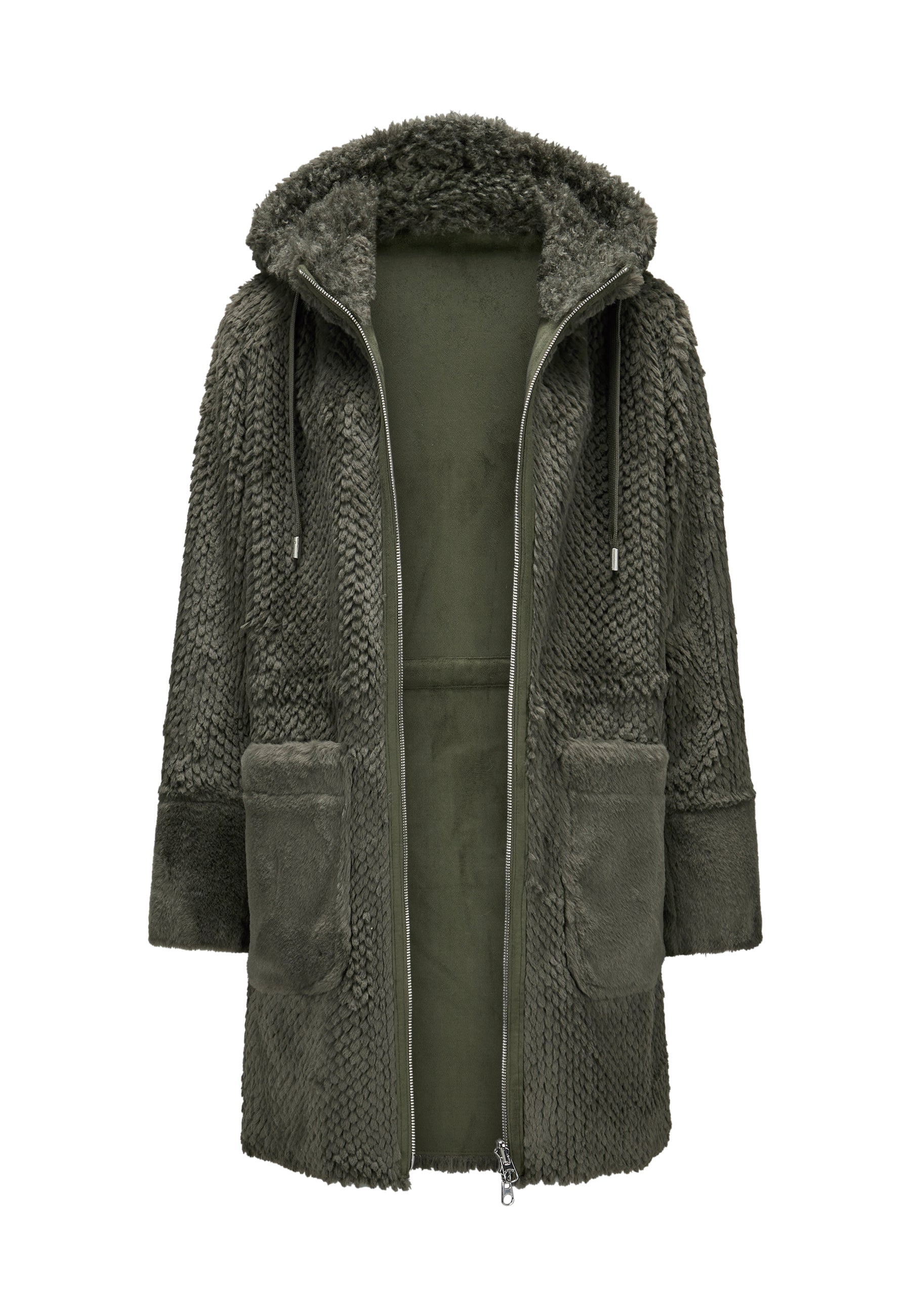 Fake Fur Mantel - MSKim
