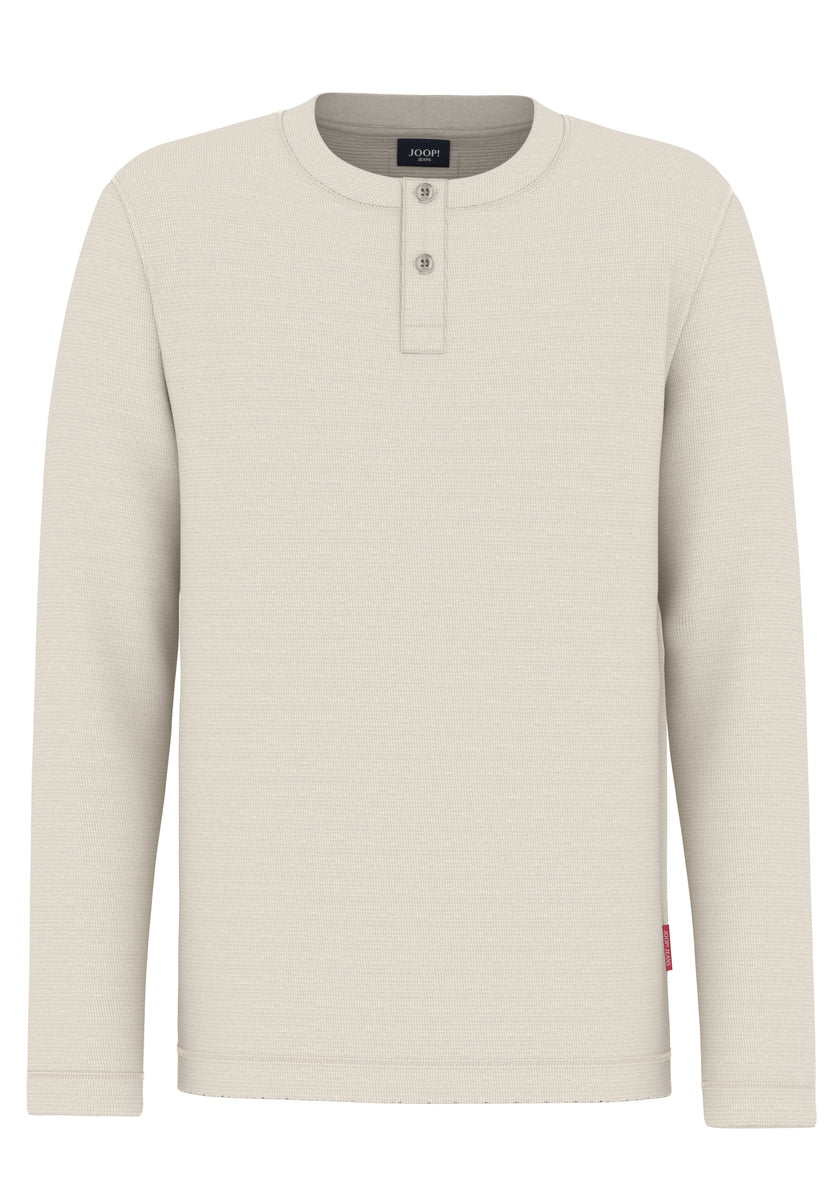 Sweatshirt - Knopfleiste