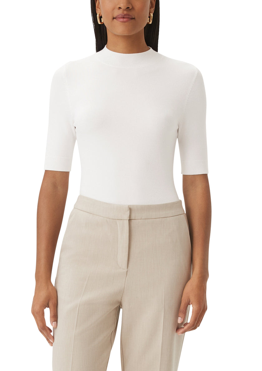 Feinstrickpullover - Stehkragen