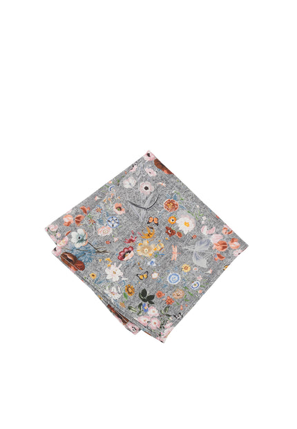 Einstecktuch -  Flowerprint - Seidenmix