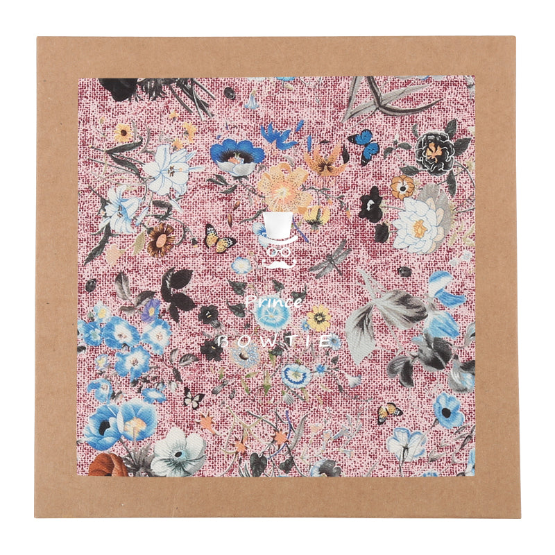 Einstecktuch -  Flowerprint - Seidenmix