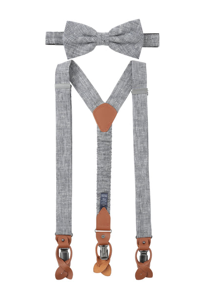 Set Hosenträger+Fliege Uni
