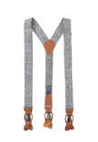 Set Hosenträger+Fliege Uni