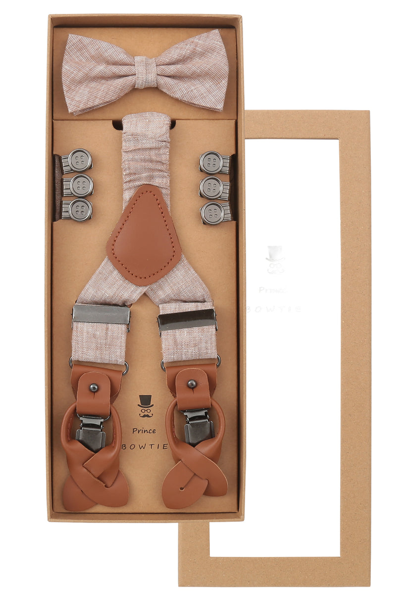 Set Hosenträger+Fliege Uni