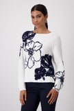 Pullover - Blumenmuster