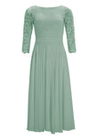 Cocktailkleid - Spitze und Chiffon