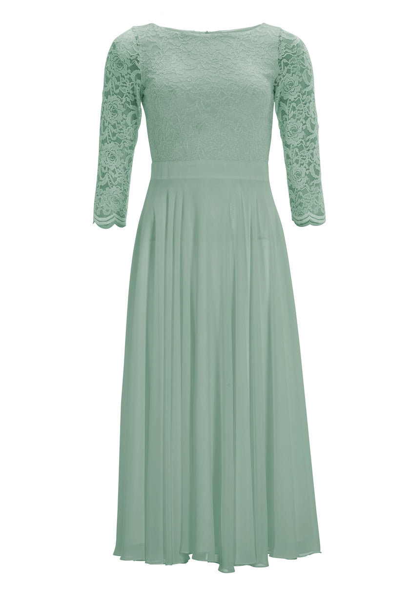 Cocktailkleid - Spitze und Chiffon