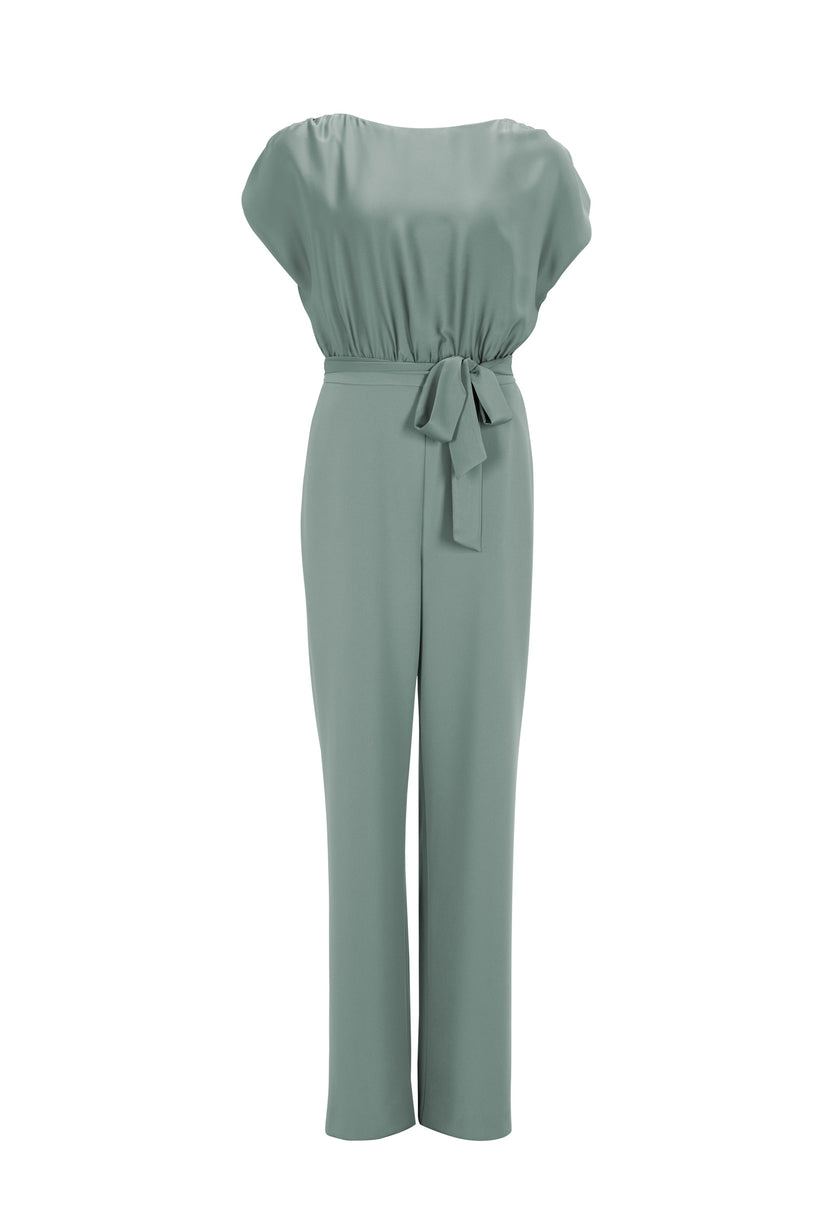 Jumpsuit - Material-Mix