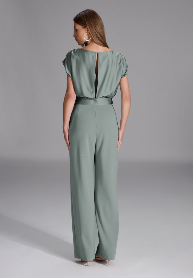 Jumpsuit - Material-Mix