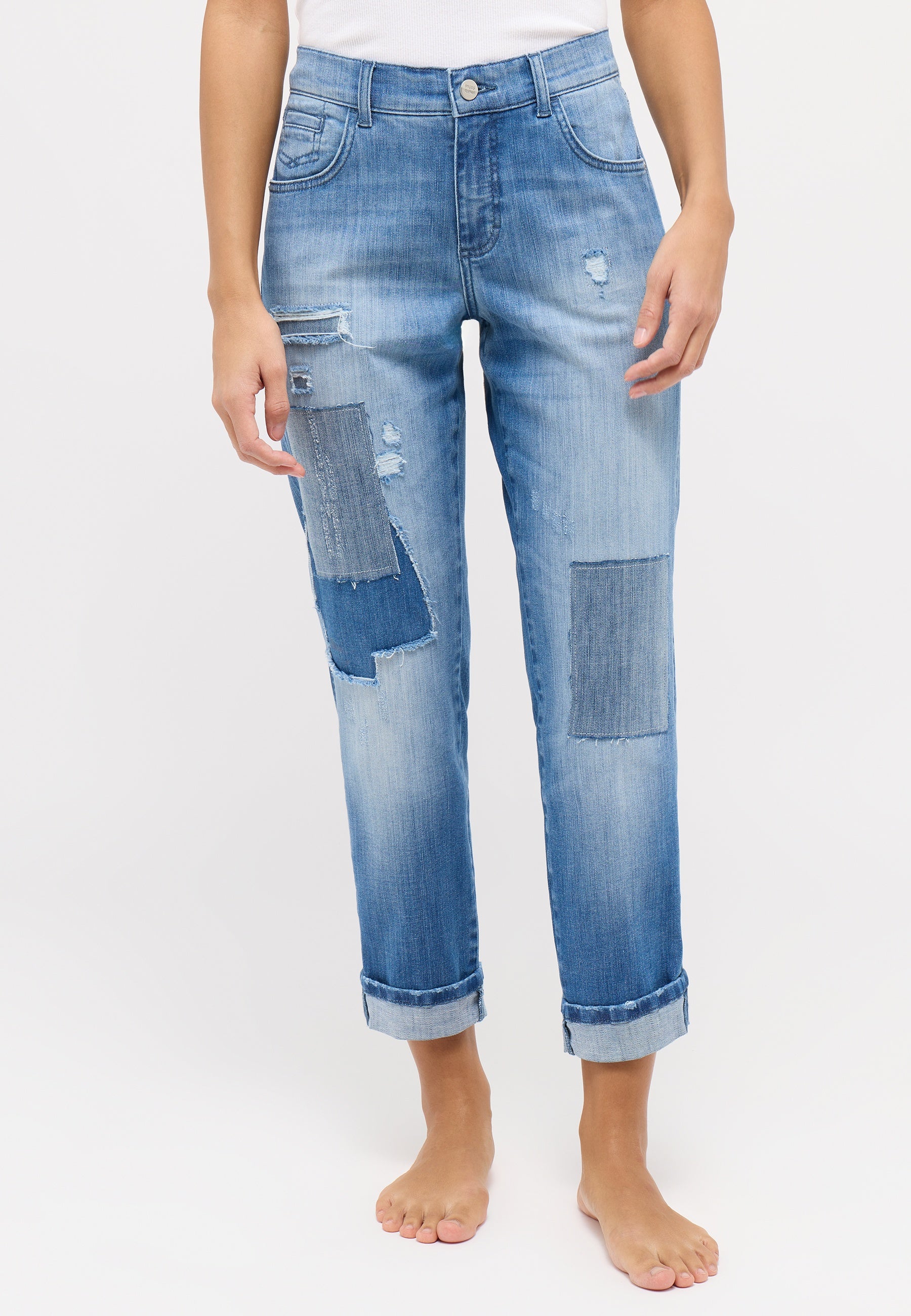 Jeans - DARLEEN CROP TU PATCH