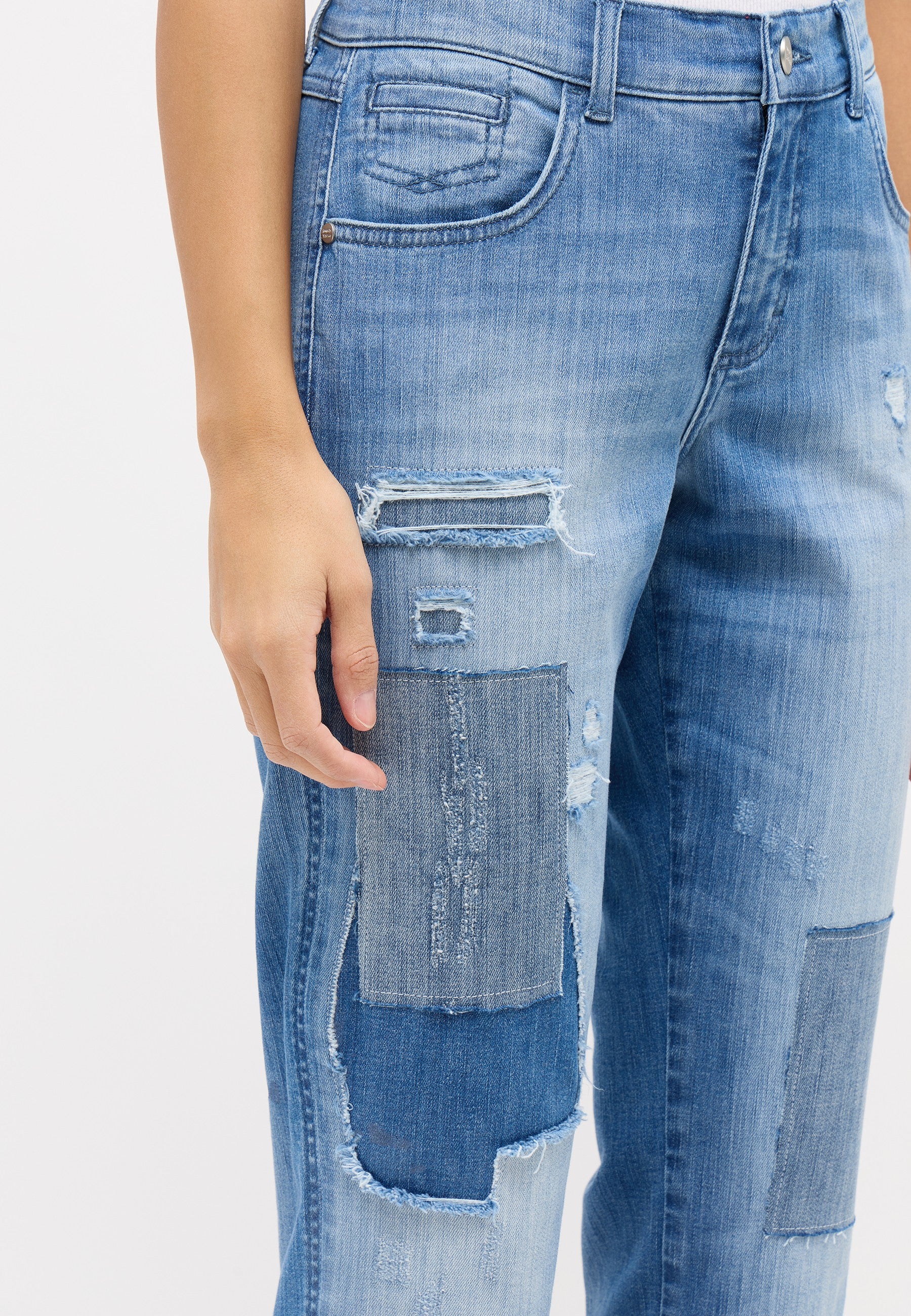 Jeans - DARLEEN CROP TU PATCH