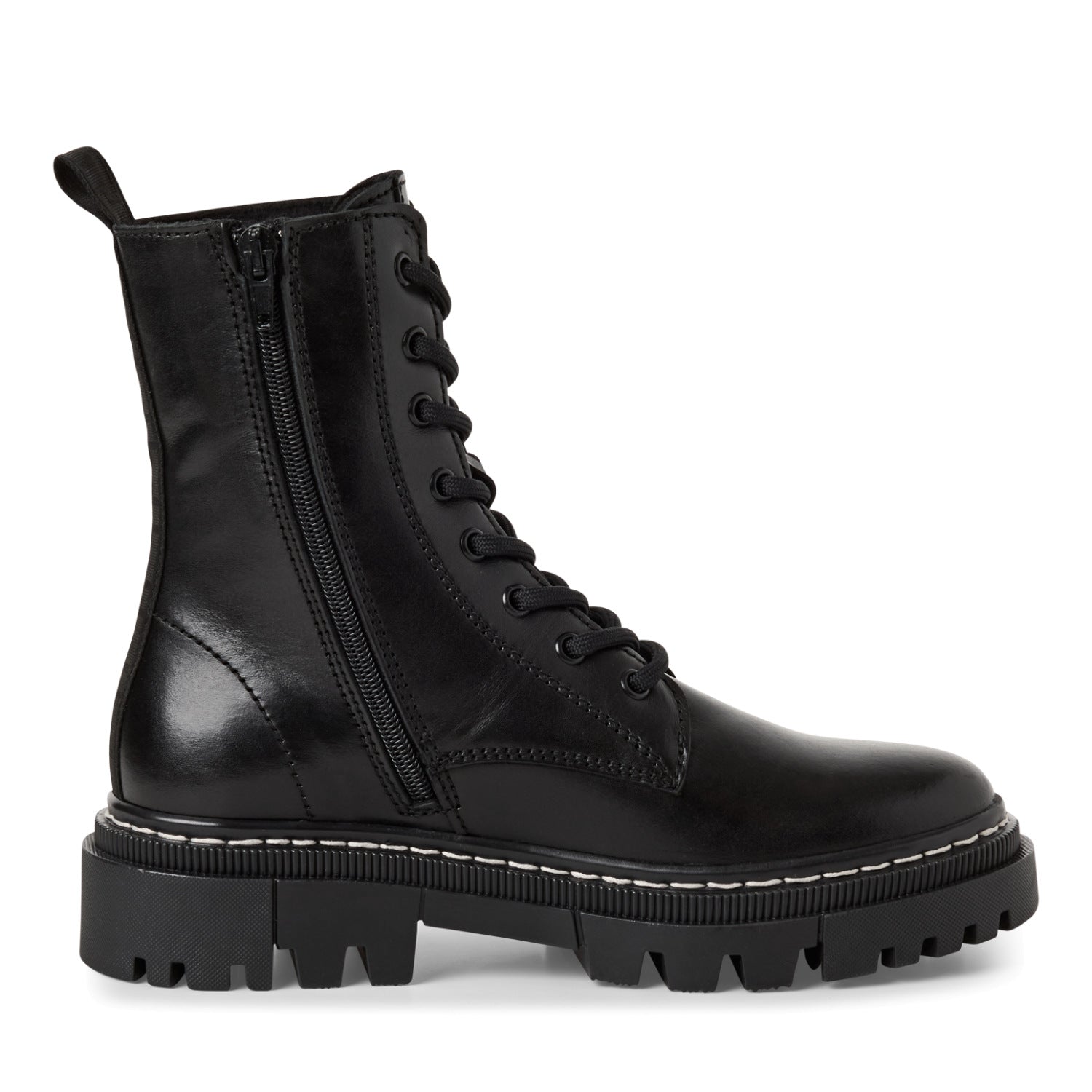 Schnürstiefel - Leder