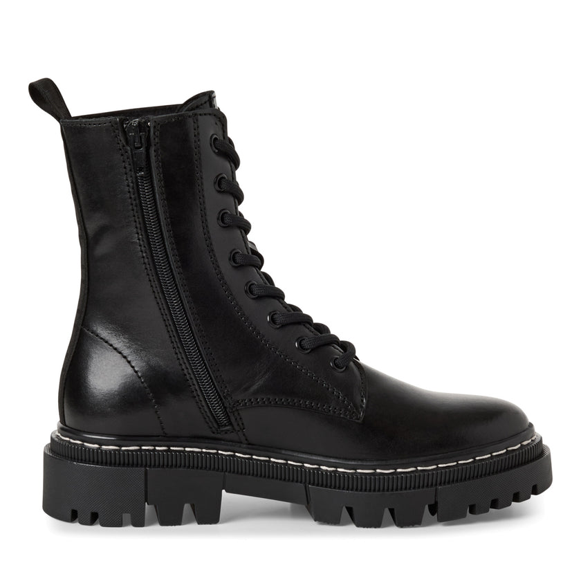 Schnürstiefel - Leder