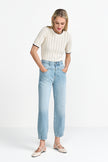 Jeans - Slouchy blue denim