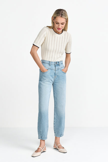 Jeans - Slouchy blue denim