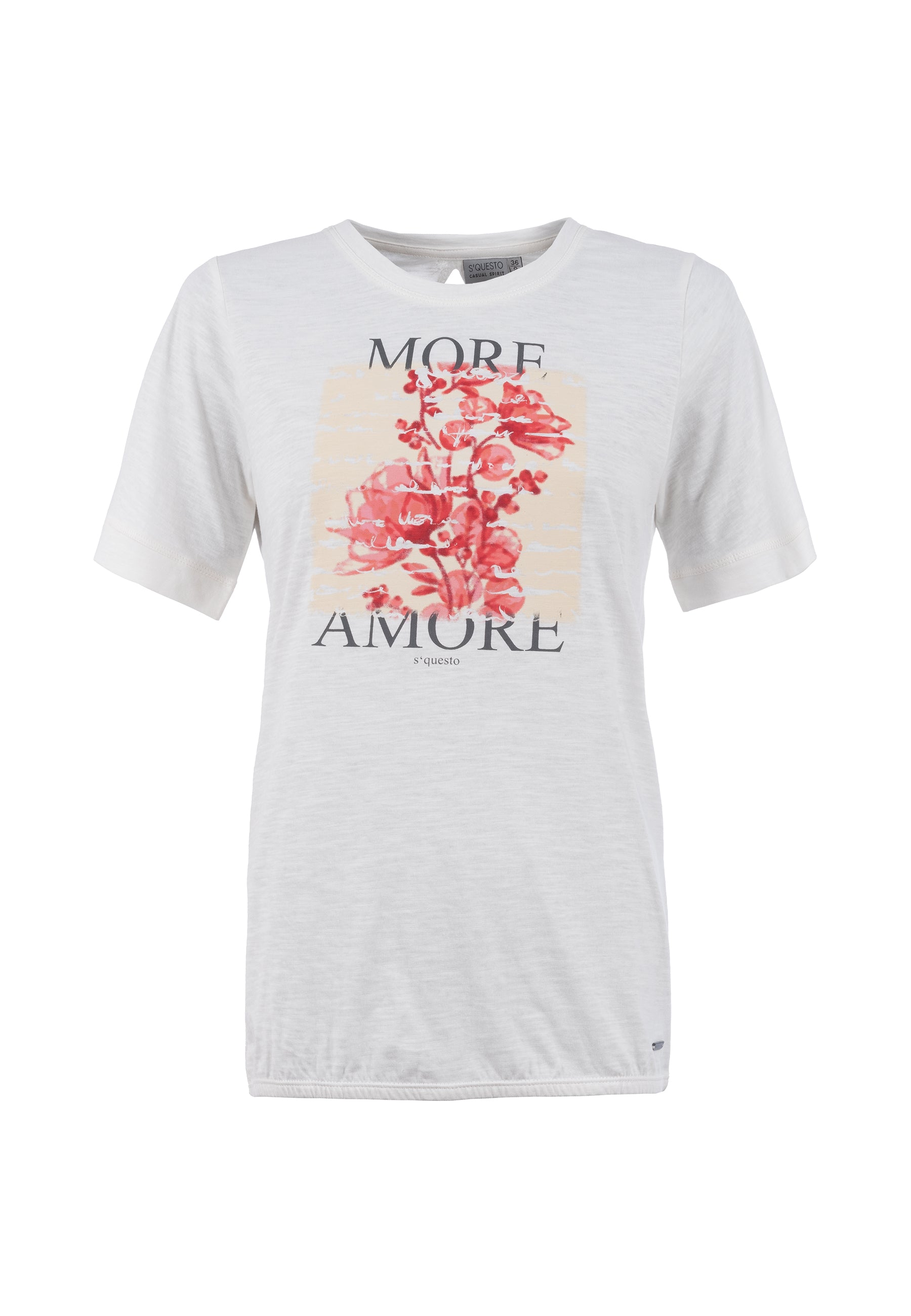 T-Shirt - floraler Frontprint