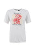 T-Shirt - floraler Frontprint