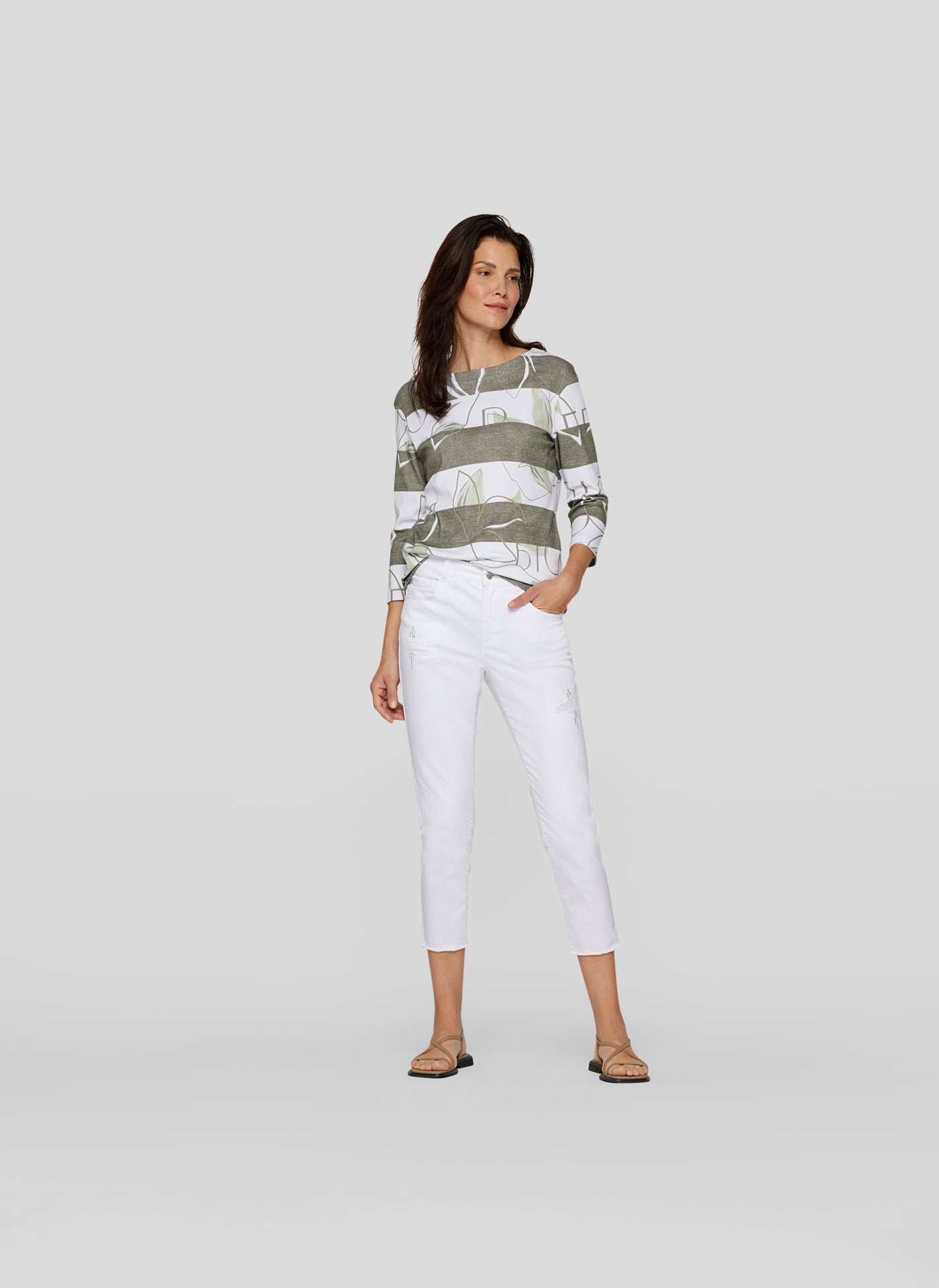 T-Shirt - Regular Fit - Blockstreifen