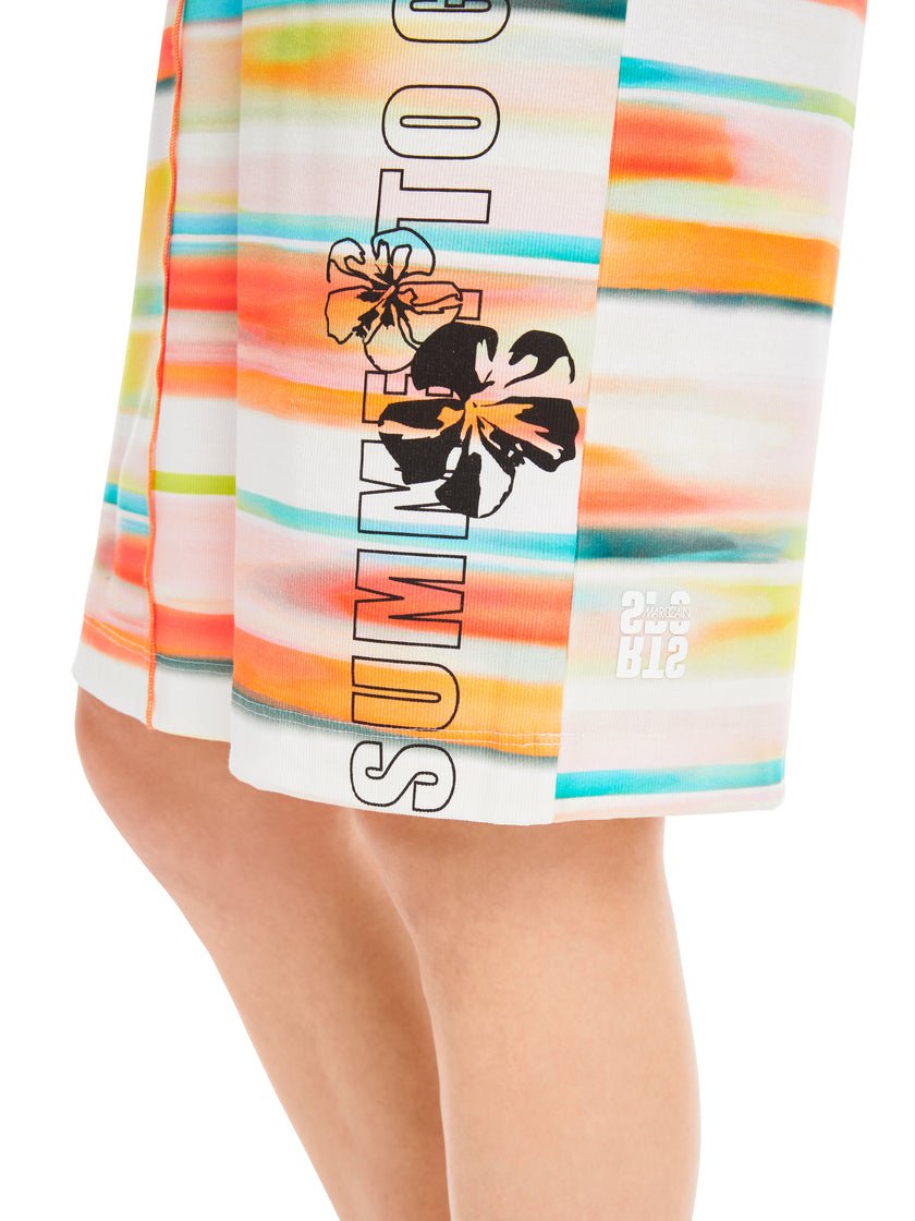 ONLINE EXCLUSIV - Geripptes Kleid - Querstreifen