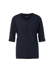 Blusenshirt  - Material-Mix
