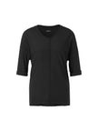 Blusenshirt  - Material-Mix