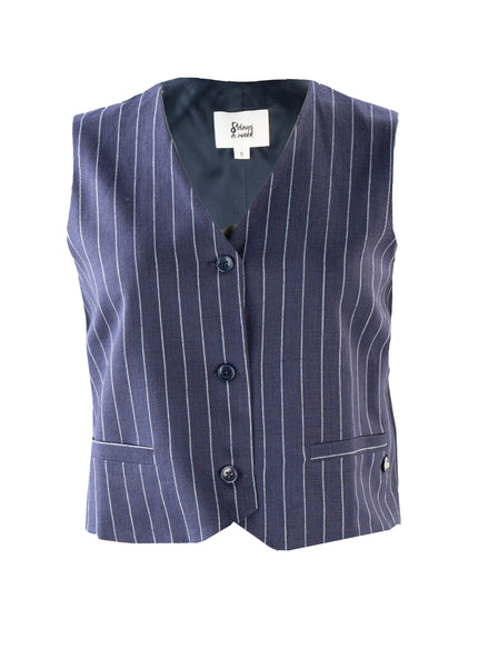 Weste - Nadelstreifen