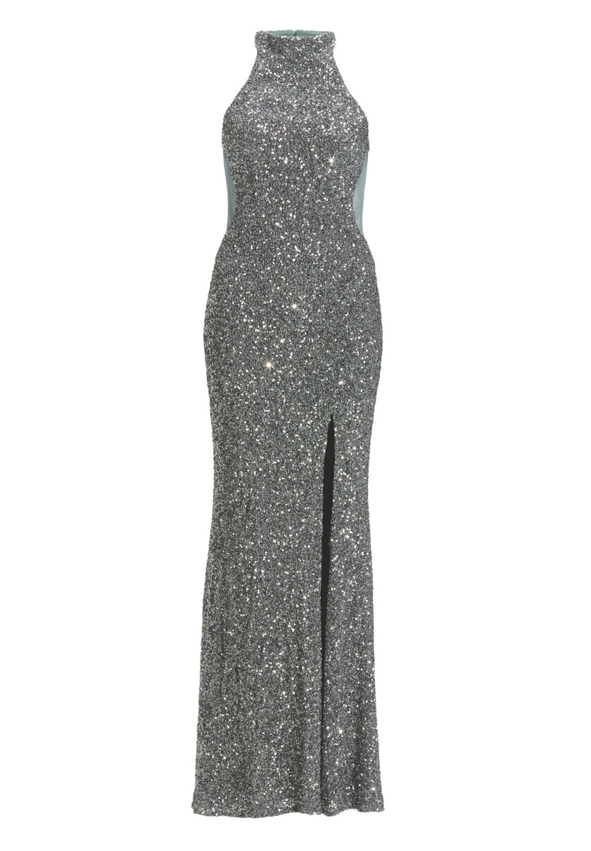 Paillettenkleid - Neckholder
