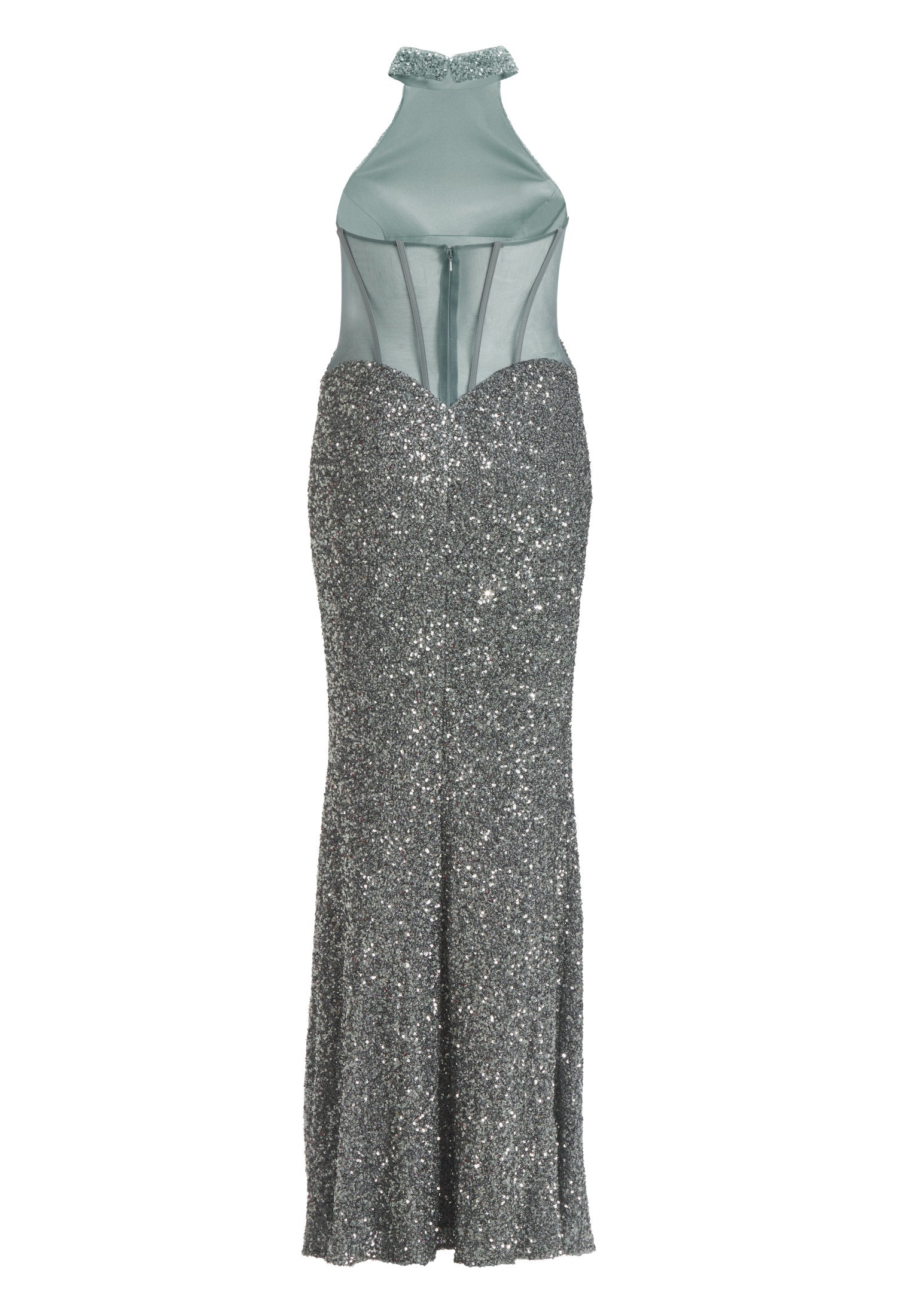 Paillettenkleid - Neckholder