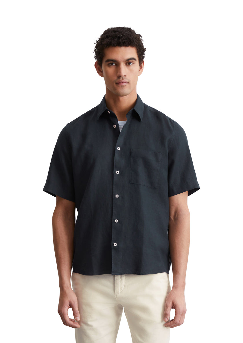 Kurzarmhemd - Leinen