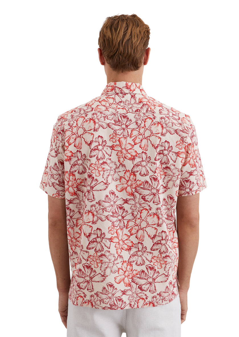 Kurzarmhemd - Flowerprint