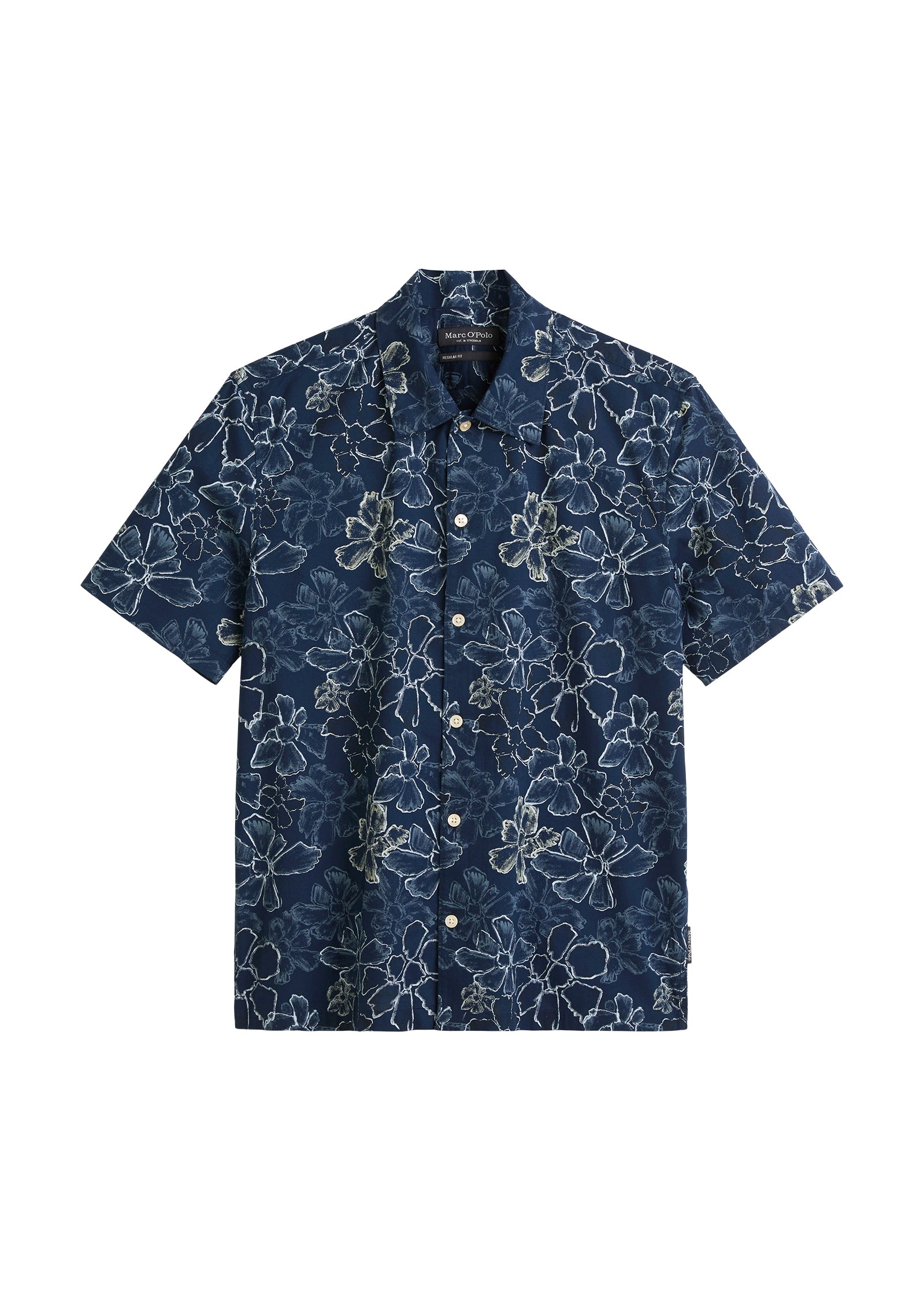 Kurzarmhemd - Flowerprint