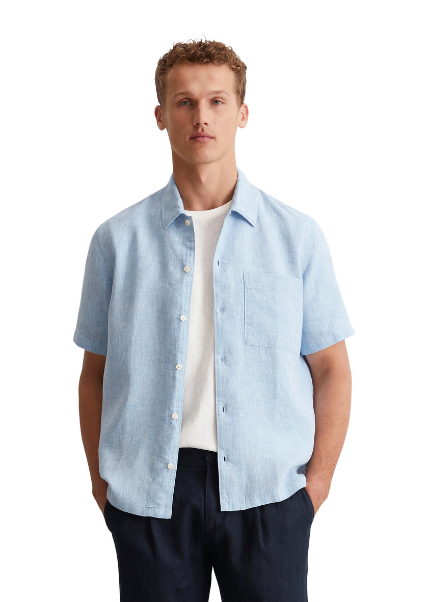 Kurzarmhemd - Leinen